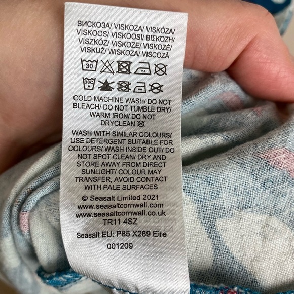 Seasalt Cornwall Linen Blend Field Walk Dress - Picture 7 of 9